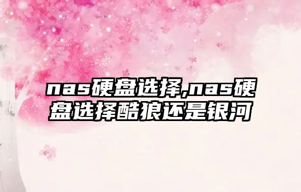 nas硬盤選擇,nas硬盤選擇酷狼還是銀河